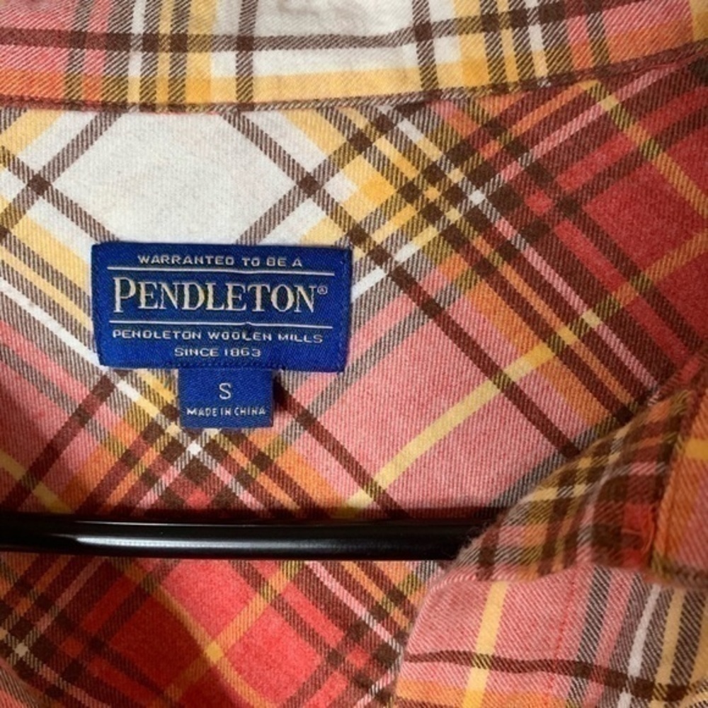 Pendleton Button Down Long Sleeve Flannel Shirt S… - image 6